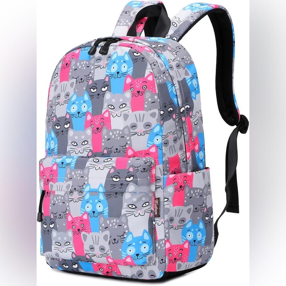 Wadirum Lightweight Laptop Backpack for Women with cat pattern (NWT)